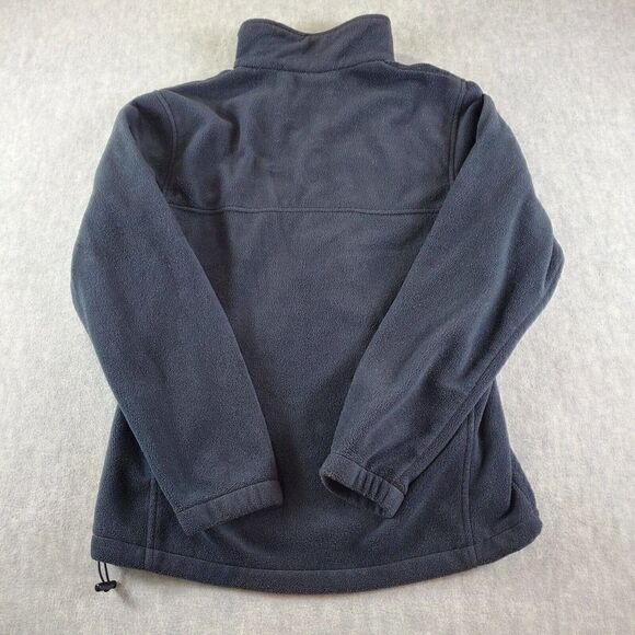 Columbia Jacket Mens Small Black Soft Fleece Outdoor Full Zip - Picture 7 of 8